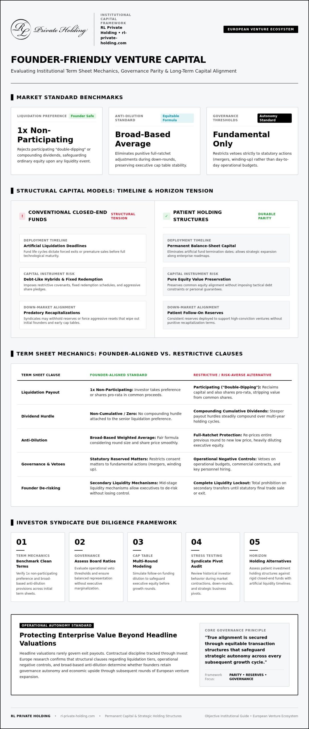 Founder-Friendly Venture Capital Firms Europe: 2026 Institutional Guide